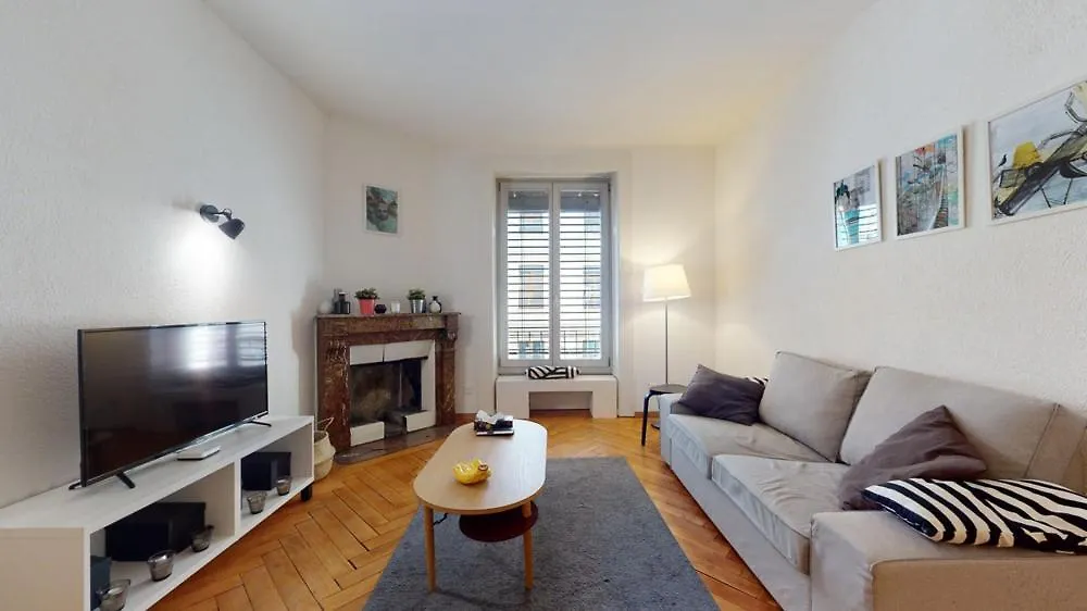 Very Nice Apartment In Les Paquis Close To The Famous Jet D'Eau ジュネーブ 0*,